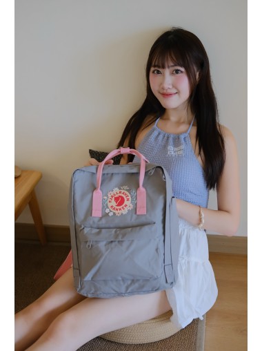 Fjallraven Kanken –  Fog Pink / Earth Floral